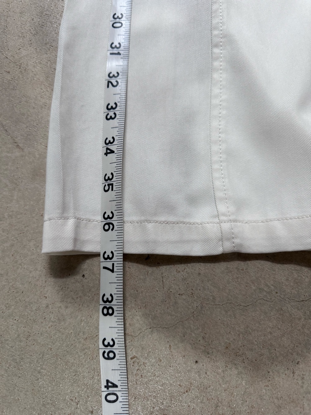 NWT Calia Journey Collection White Lyocell Wide Leg Ankle Pants High Rise S - Picture 9 of 11